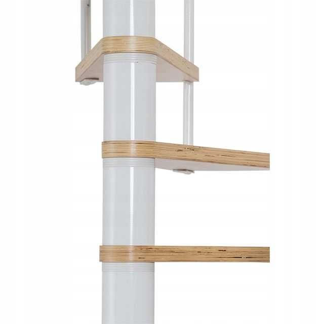 Nowoczesne schody spiralne Las Vegas Biel /BUK fi 140 cm