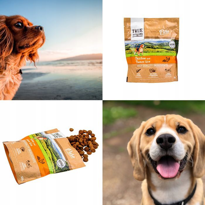 3 Opakowania Sucha Karma Dla Psa True Origins Bezzbożowa Kurczak 500G