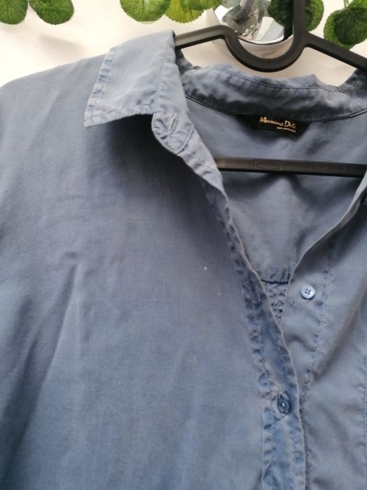 Blusa Azul da Massimo Dutti