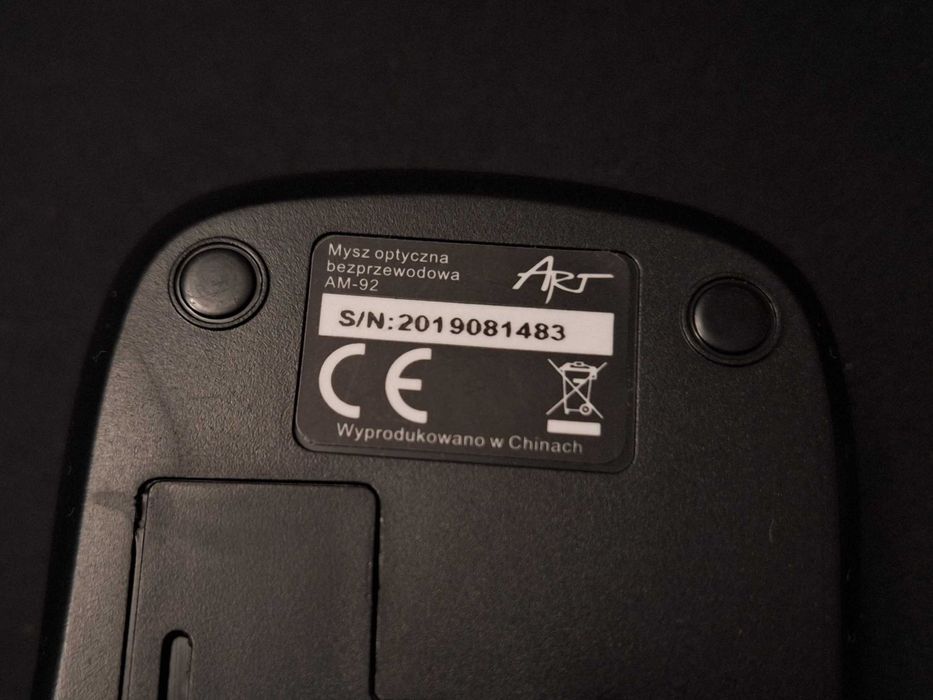 Mysz,  myszka bezprzewodowa optyczna do PC laptop ART AM-92  (2,4 GHz)