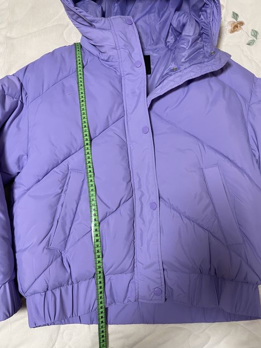 Куртка оверсайз,  ніжно фіолетового кольору