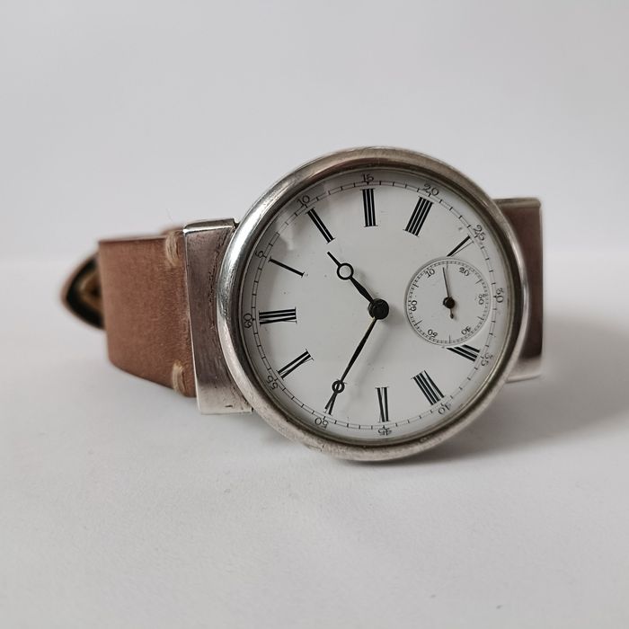 Patek Philipe & Co. Koperta ze srebra. Pasówka.