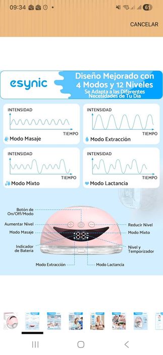 Bomba de Leite Elétrica Mãos Livres