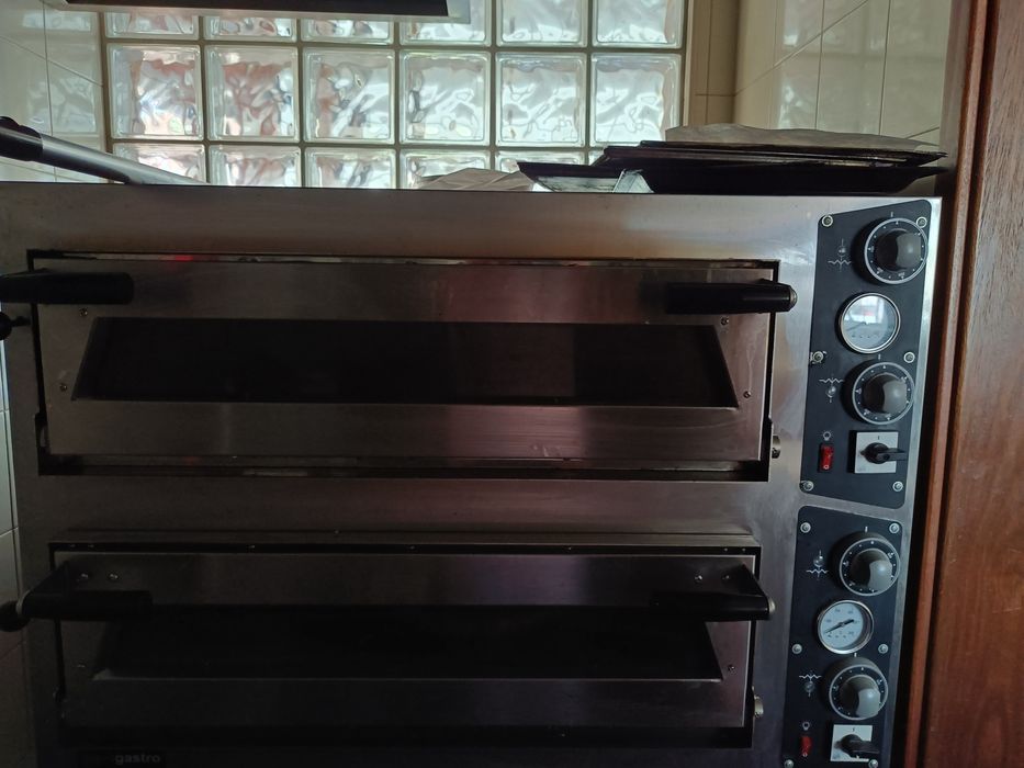 Forno para pizzas de duas Câmaras