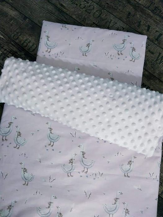 Nowy zestaw minky do kołyski gondoli