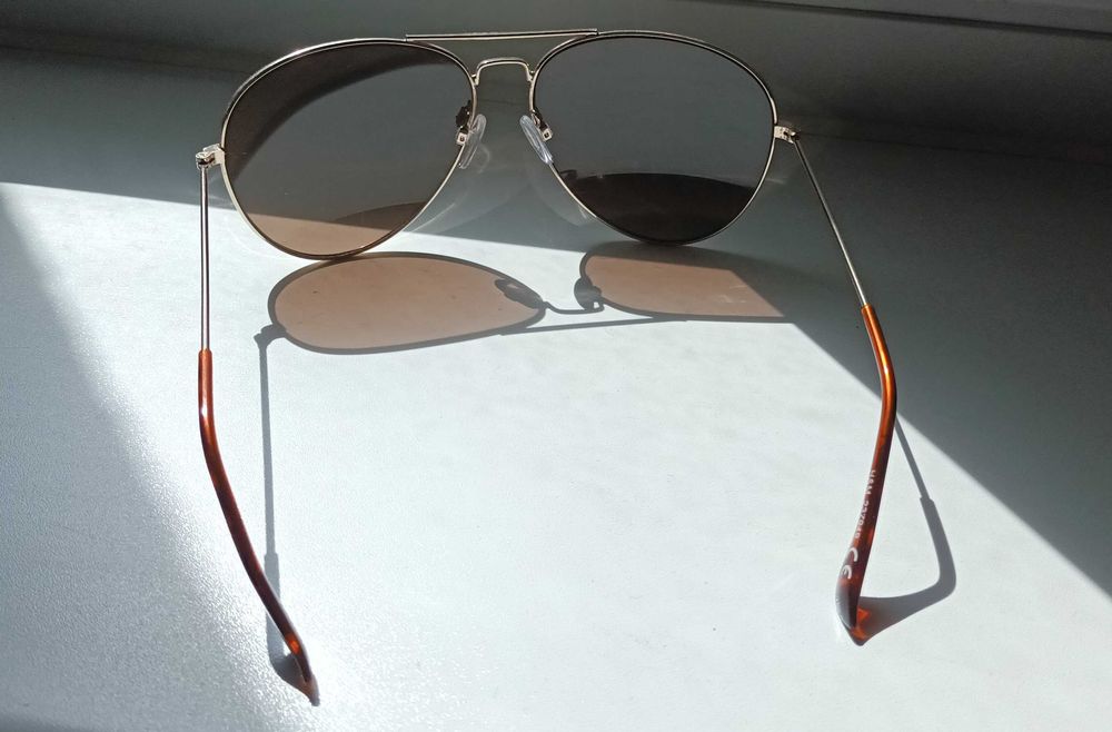 Okulary przeciwsłoneczne, retro, duże. H&M