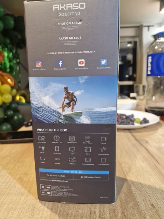 Екш камера водостійка Akaso Brave 4 PRO