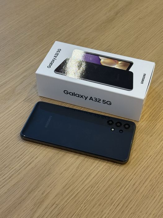 Samsung Galaxy A32 5G 64 GB – czarny – Dual SIM – komplet