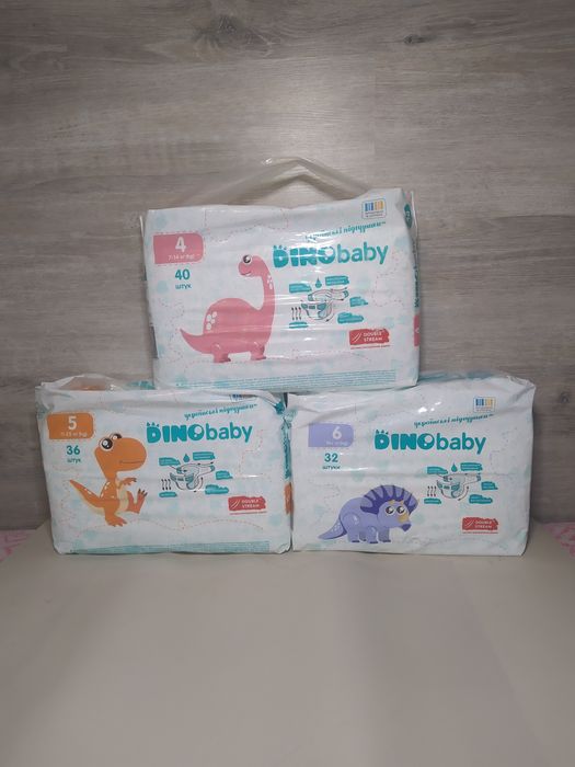Памперси DinoBaby 4/5/6 розмір трусики дитячі