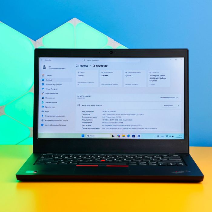 Ноутбук Lenovo ThinkPad L14 Gen 1 (166536) Б/У З ГАРАНТІЄЮ