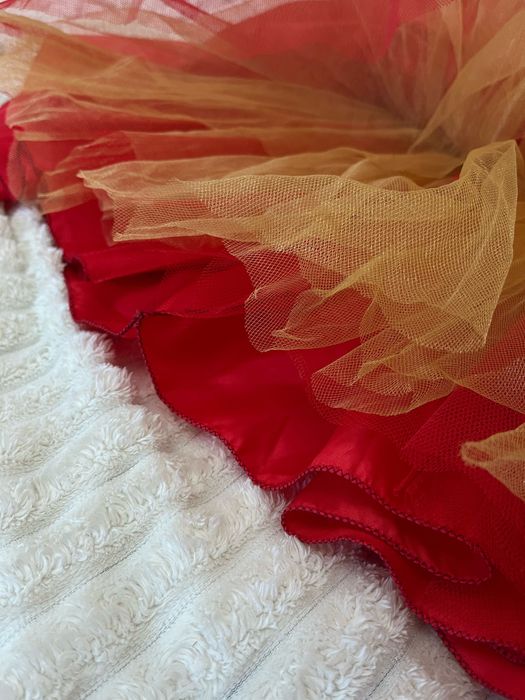 czerwona sukienka 44-46