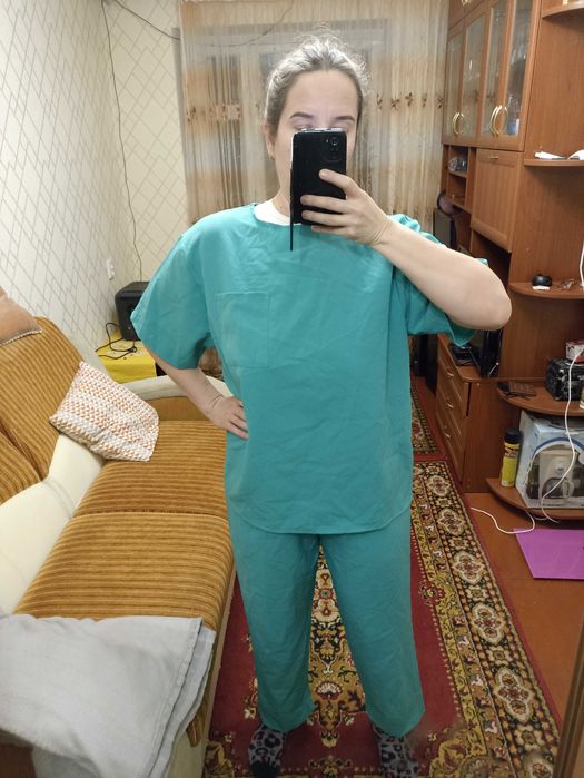 Медичний костюм унісекс бірюзовий 54-56 розмір