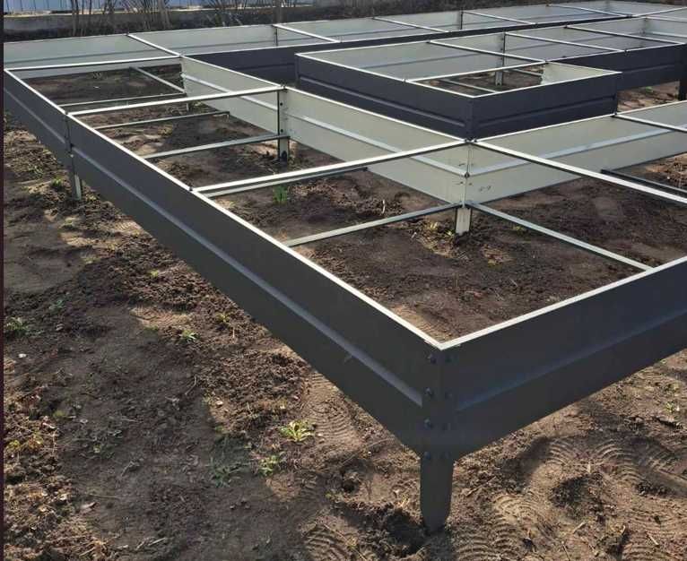 Садові високі  теплі грядки Тёплая высокая грядка для овощей. Клумби