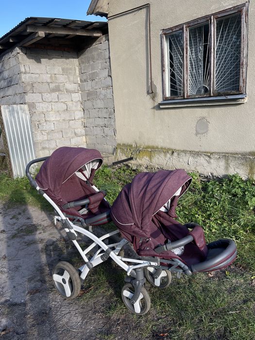 Коляска для двійнят Junama impulse