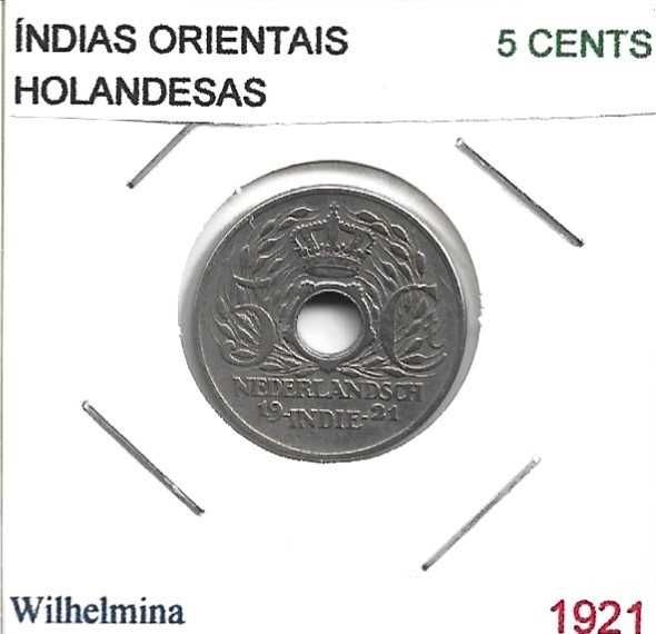 Índias Orientais Holandesas - - - - - Moedas