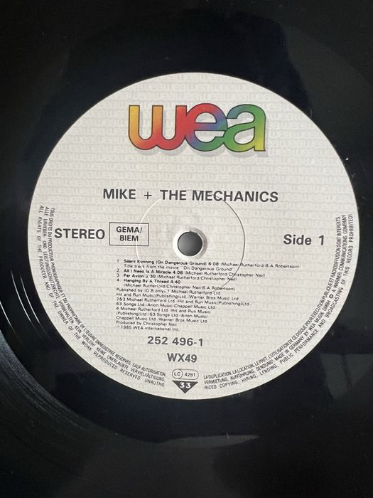 Платівки Mort Garsons Electronic, Falco, Mike+The Mechanics