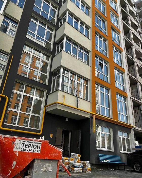 Машинна штукатурка стін, Стяжка підлоги. Штукатурка стен, стяжка пола