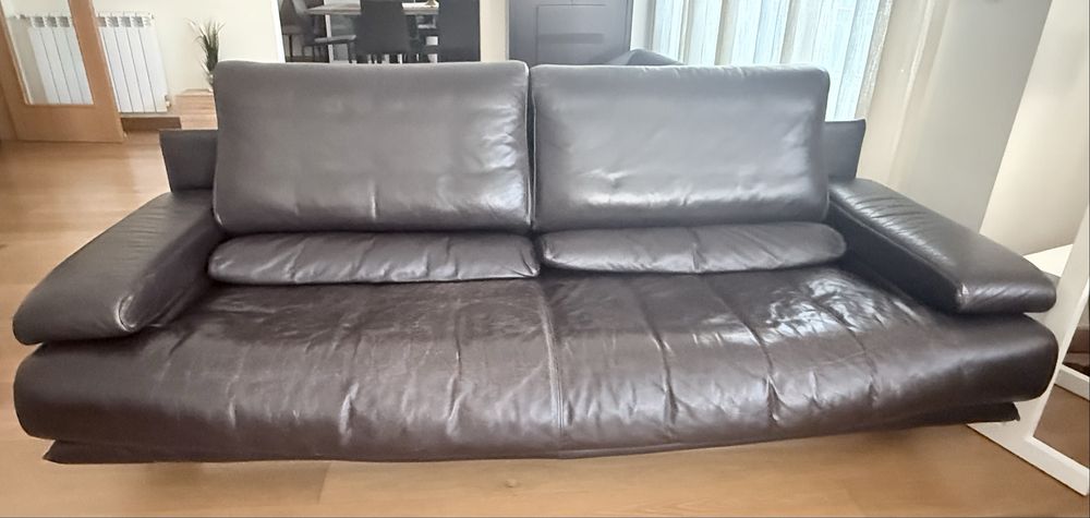 Sofa em pele da Rolf Benz
