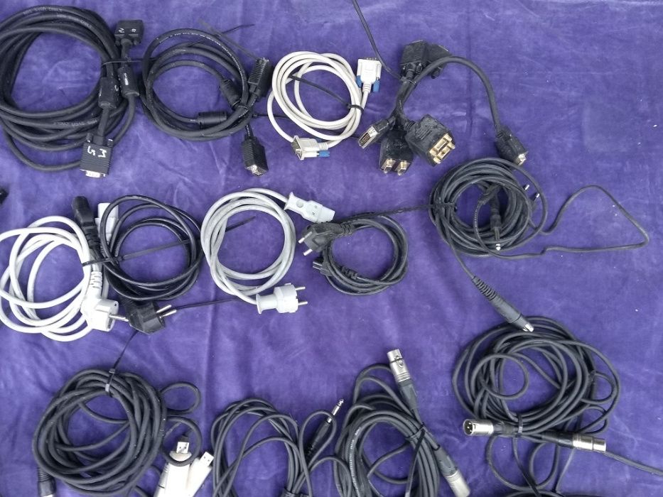 DJ kable, przewody, czincz, vga