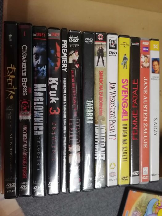 Płyty dvd horrory