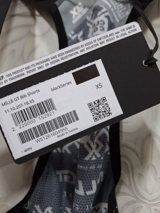 Spodenki rowerowe ASSOS MILLE GT Bib shorts męskie xs