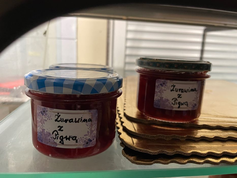 Domowe dżemy Pigwa, żurawina, borówki