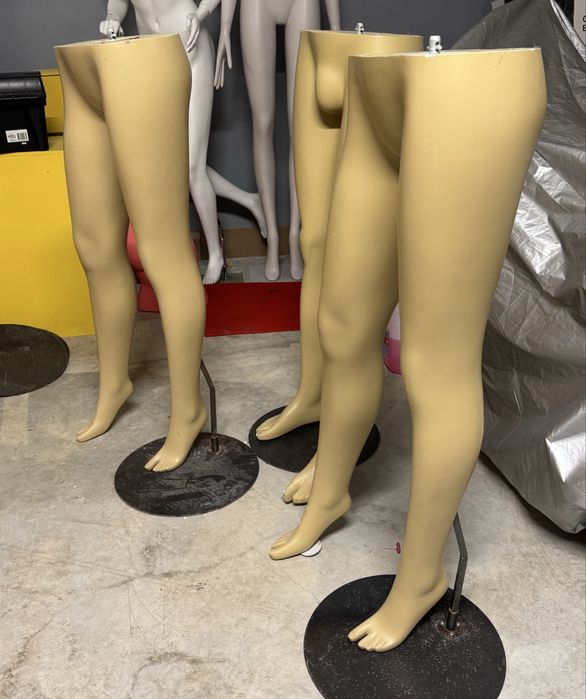 Manequim de exposiçao - pernas 3und.