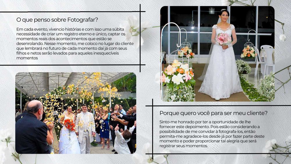 Fotografia e Filmagem Profissional de Casamentos e Eventos