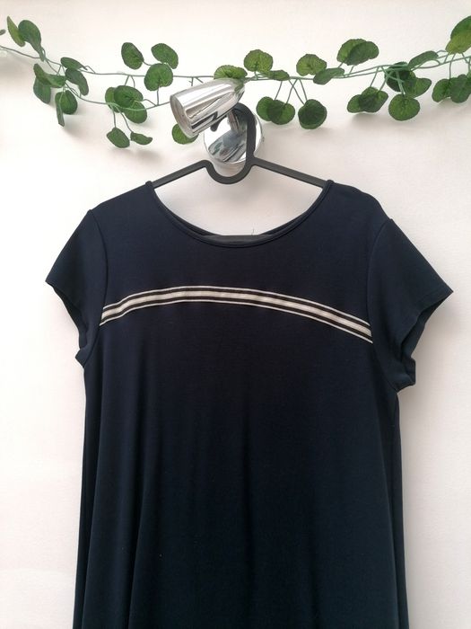 Vestido Casual Azul Marinho