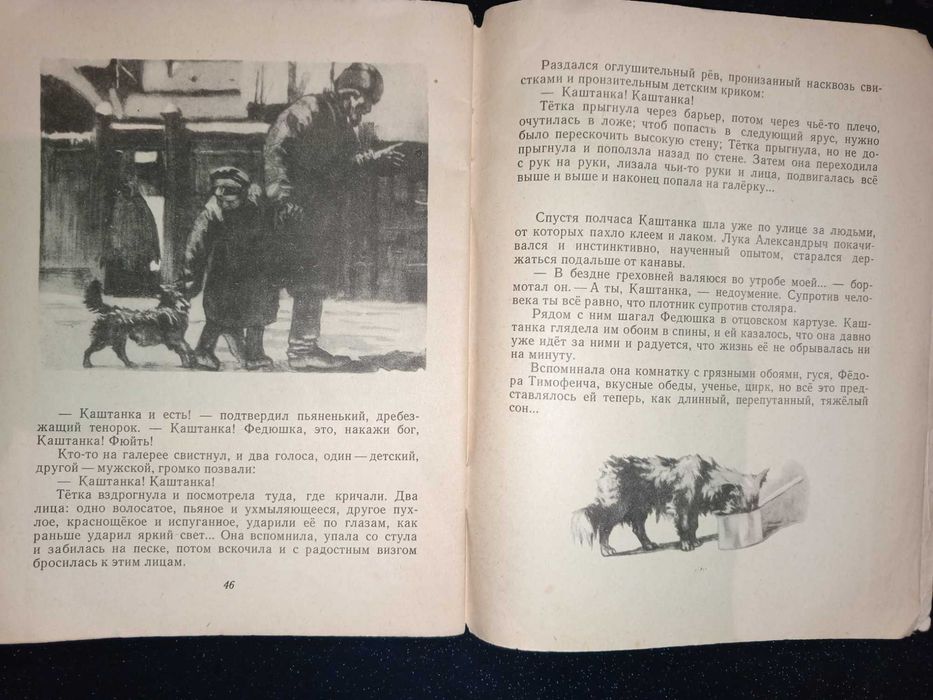 Книга 1975 г. А. П. Чехов Каштанка