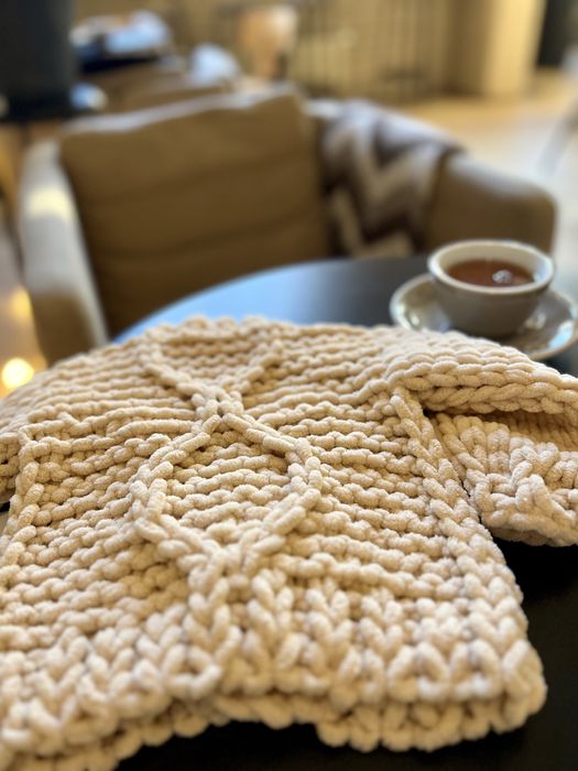 В‘язаний плюшевий кардиган для дітей