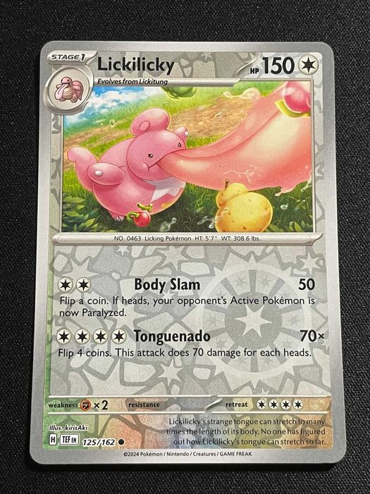 Carta Pokémon Lickilicky 125/162 Temporal Forces