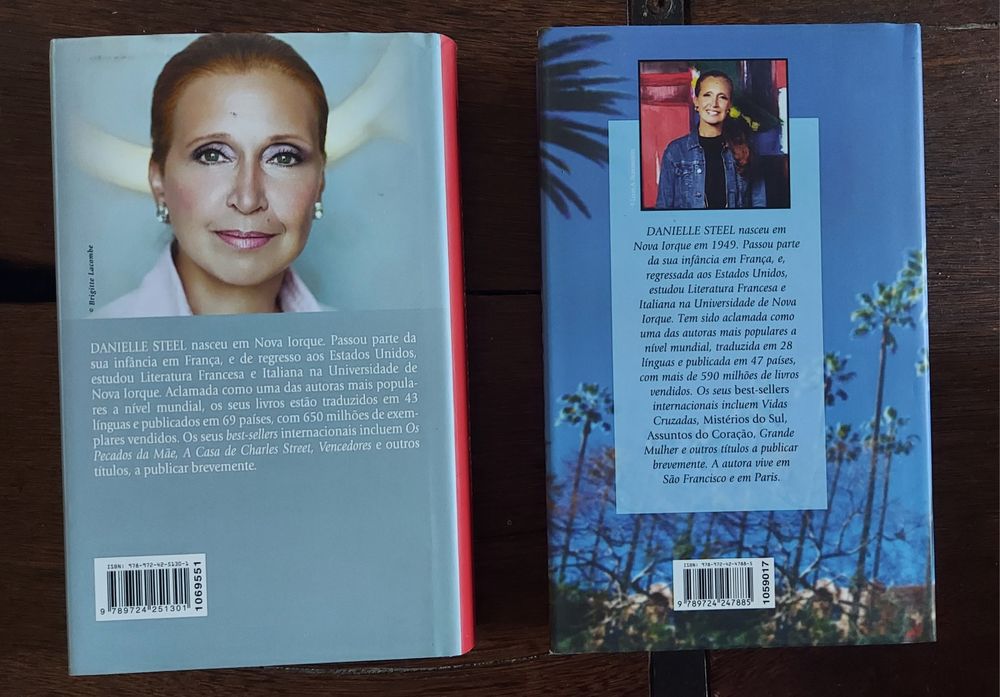 2 livros Danielle Steel - Pégado e Hotel Hollywood