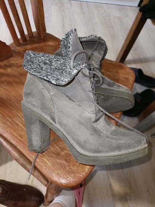 Buciki na obcasie jesienne