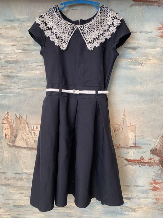 Нарядна шкільна сукня, плаття на зріст 134-140 см