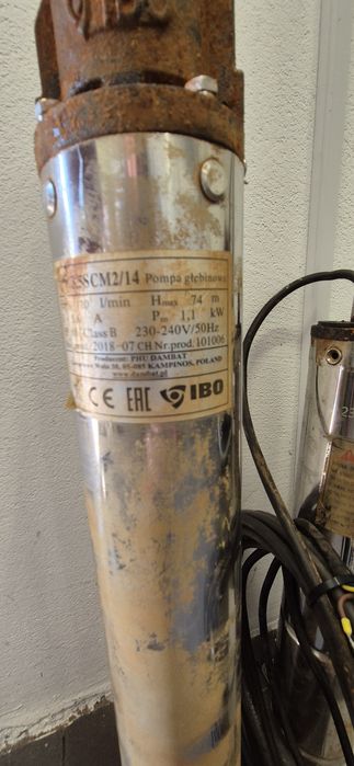 Pompa głębinowa  o dobrej sprawności