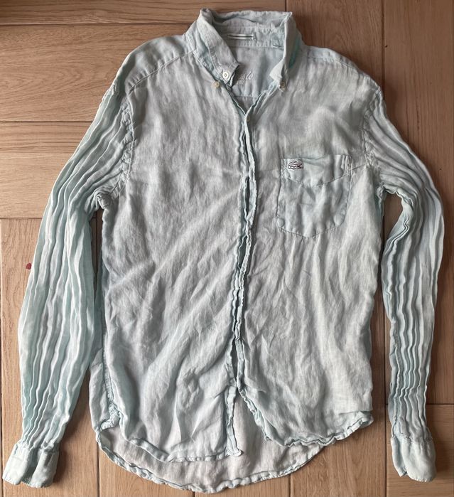 2x Camisas Lacoste (Branco/Azul Claro)