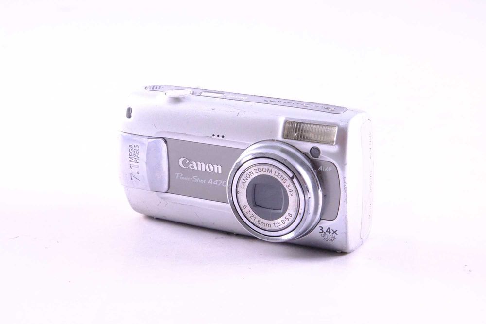 Canon PowerShot A470 – cyfrowy kompakt retro, 7.1 MP, Y2K klimat