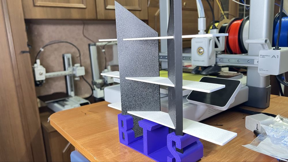 Поличка для колекції BTS  підставка для фігурок   3D-друк