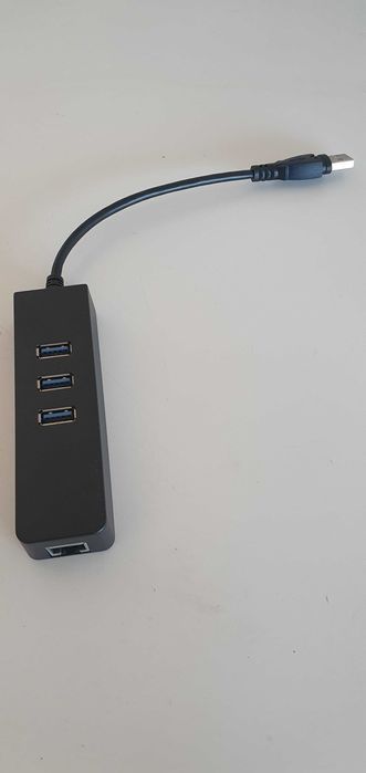USB 3.0 Hub Adapter with 3 USB 3.0 Ports and RJ4564740939234177121