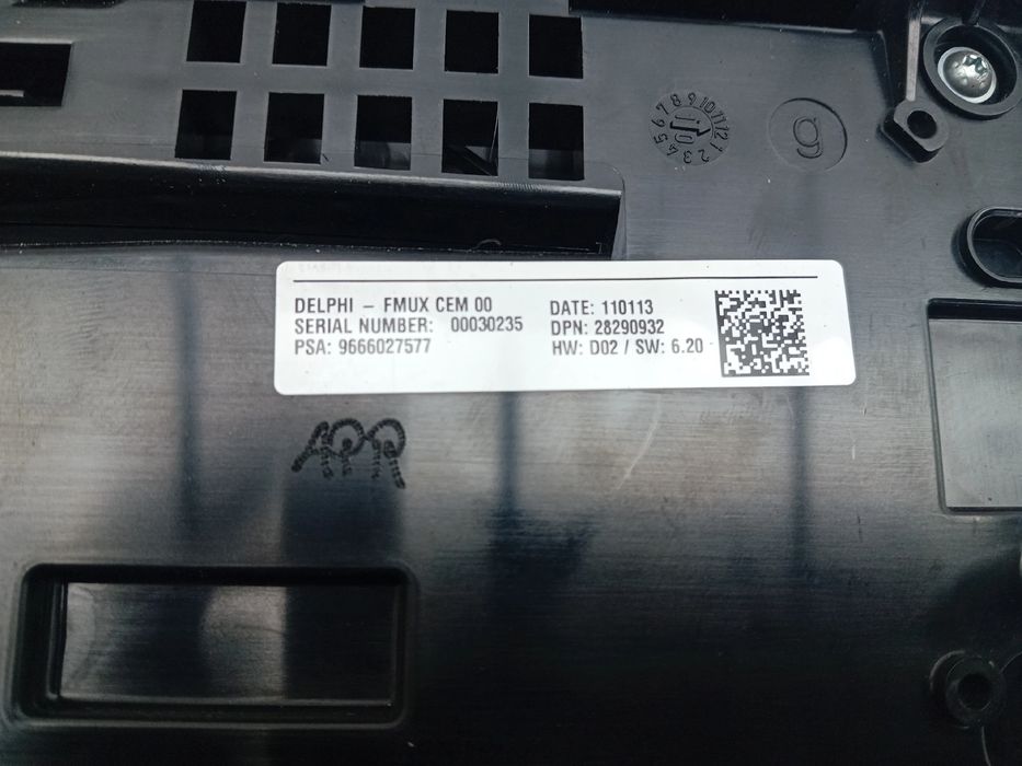 Botão / interruptor do AC CITROËN C4 II (B7)