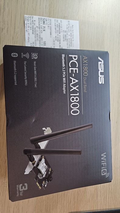 Karta sieciowa wi-fi Asus PCE- AX1800