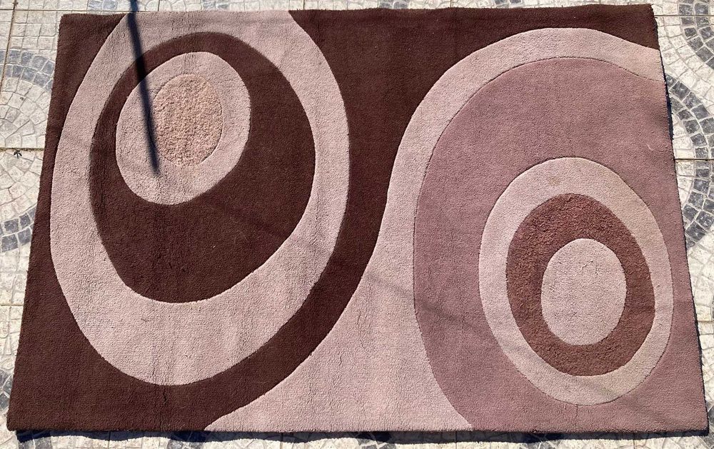 Tapete Carpete Padrão Circular [~179x119cm]