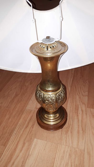 Lampa nocna mosiężna