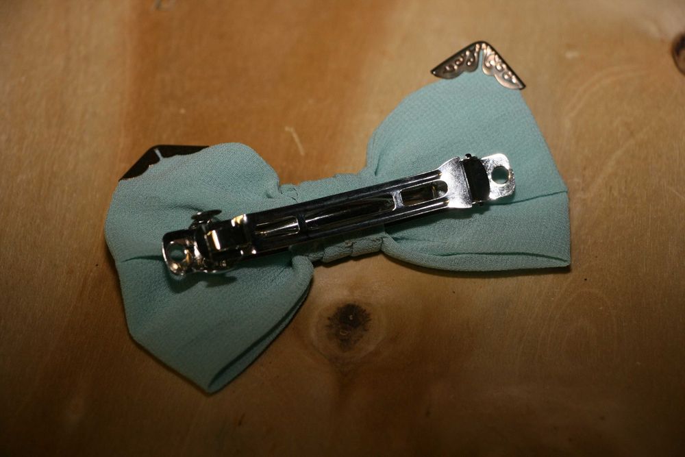 Laço para Cabelo Verde-Menta