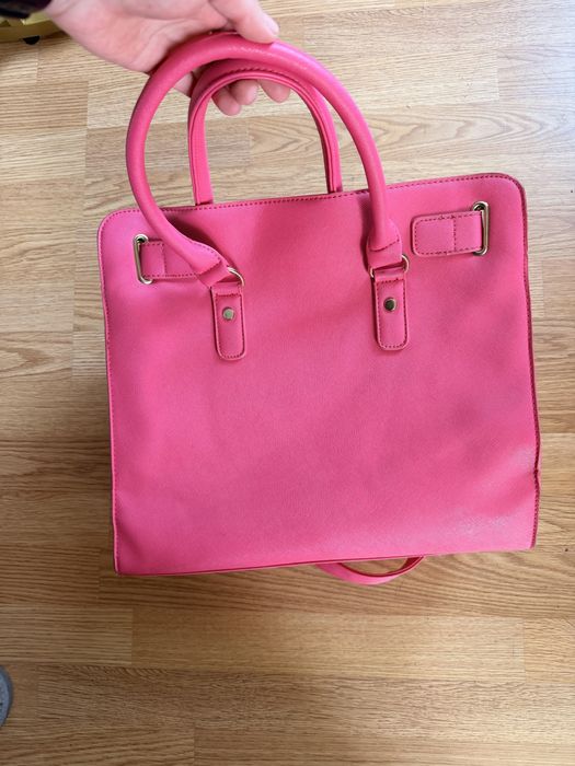 Яскрава жіноча сумка Michael Kors Hamilton (рожева / фуксія)