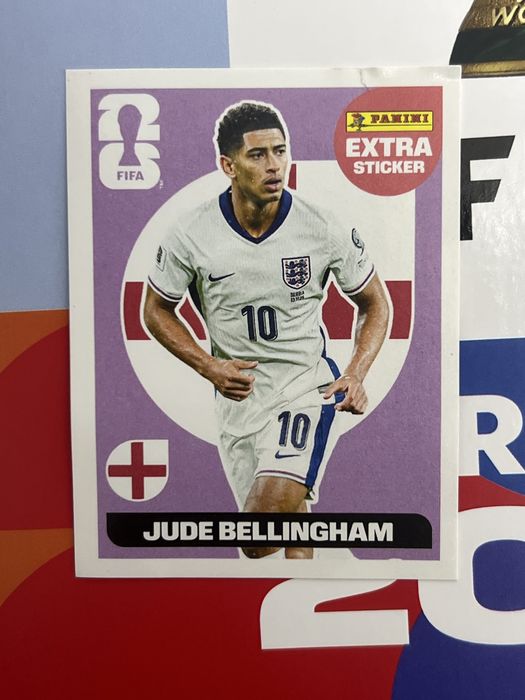 Extra Sticker Mundial 2026 Bellingham Doku Luis Diaz