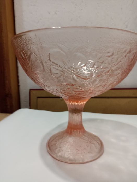 Stara vintage PRL Cukiernica owocarka,, jaskry i bratki,, Ząbkowice