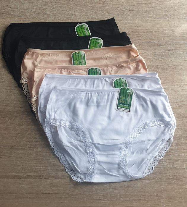 6×Damskie majtki figi z koronką L /XL