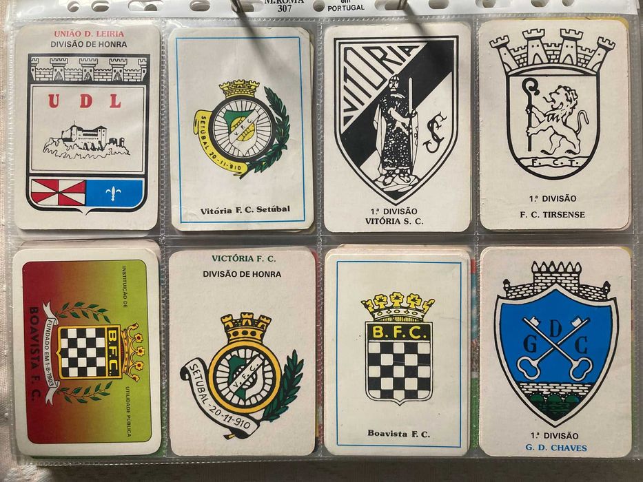 Calendários Antigos de Futebol - Emblemas de Clubes Portugueses (preço unitário)